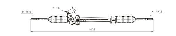 GENERAL RICAMBI Рулевой механизм AR4017